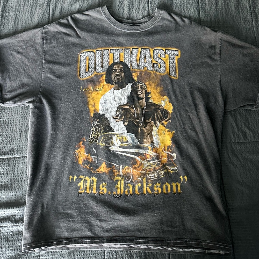 Outkast Ms. Jackson Oversized Rap Graphic T-Shirt
